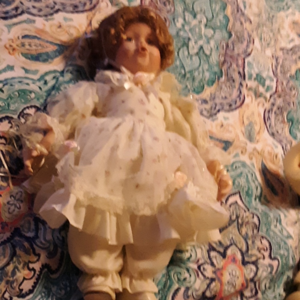 Collectible porcelain doll